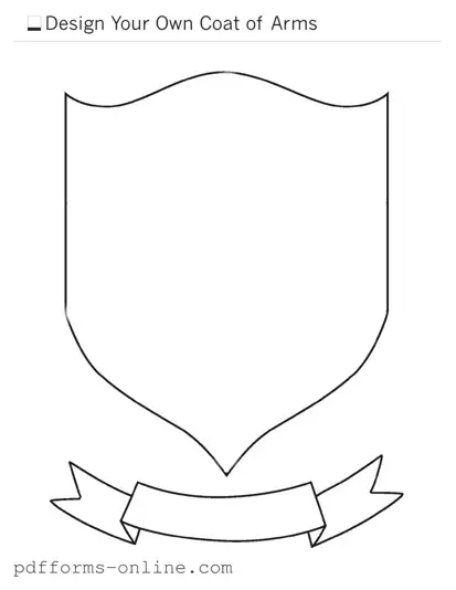 Blank Coat Of Arms Template
