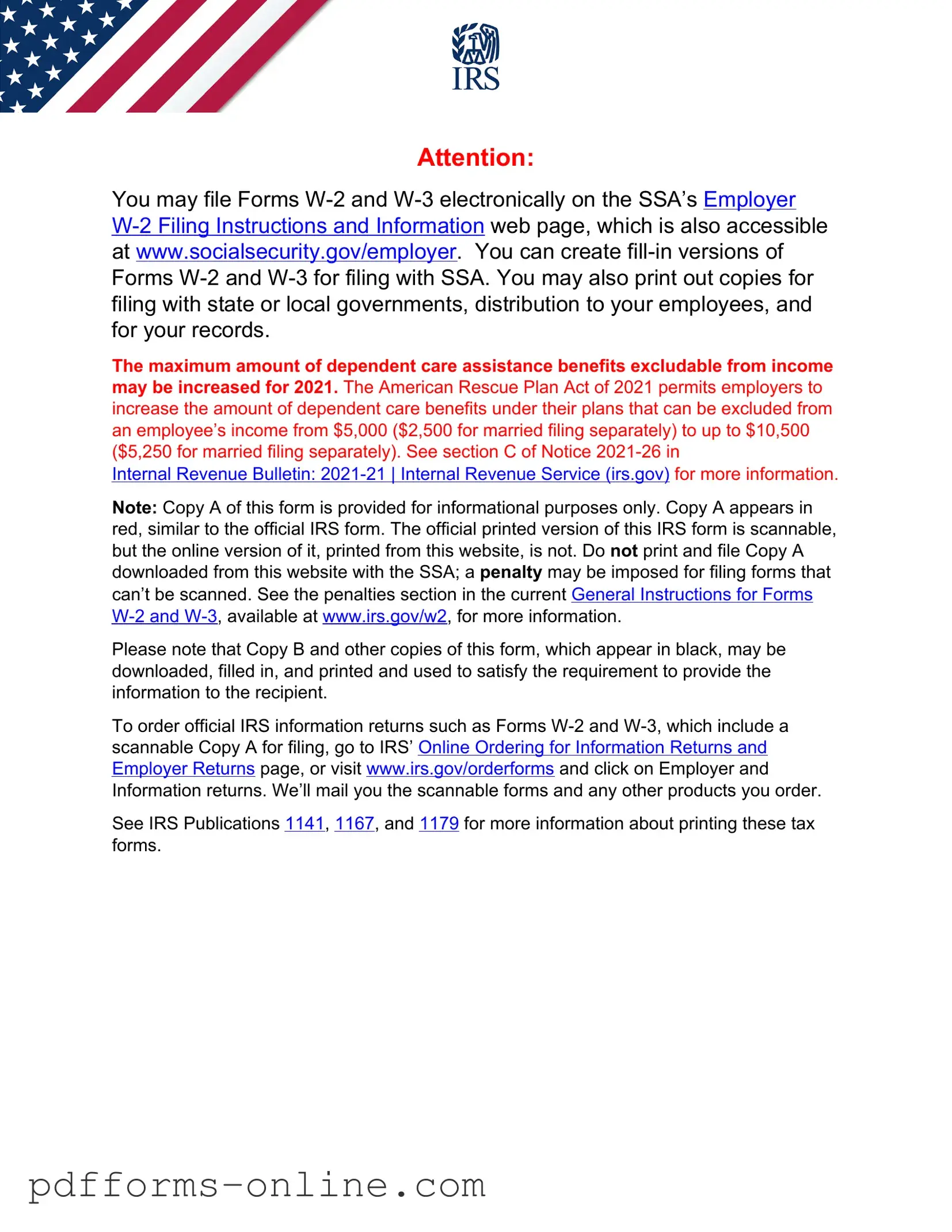 Blank IRS W-2 Template